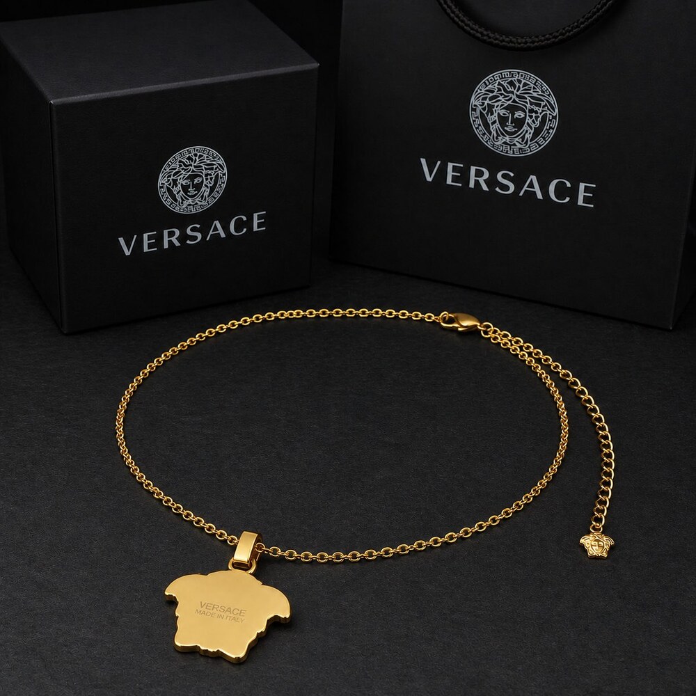 Versace Bold Statement Necklace Style 3 | New with Box - Picture 4 of 9